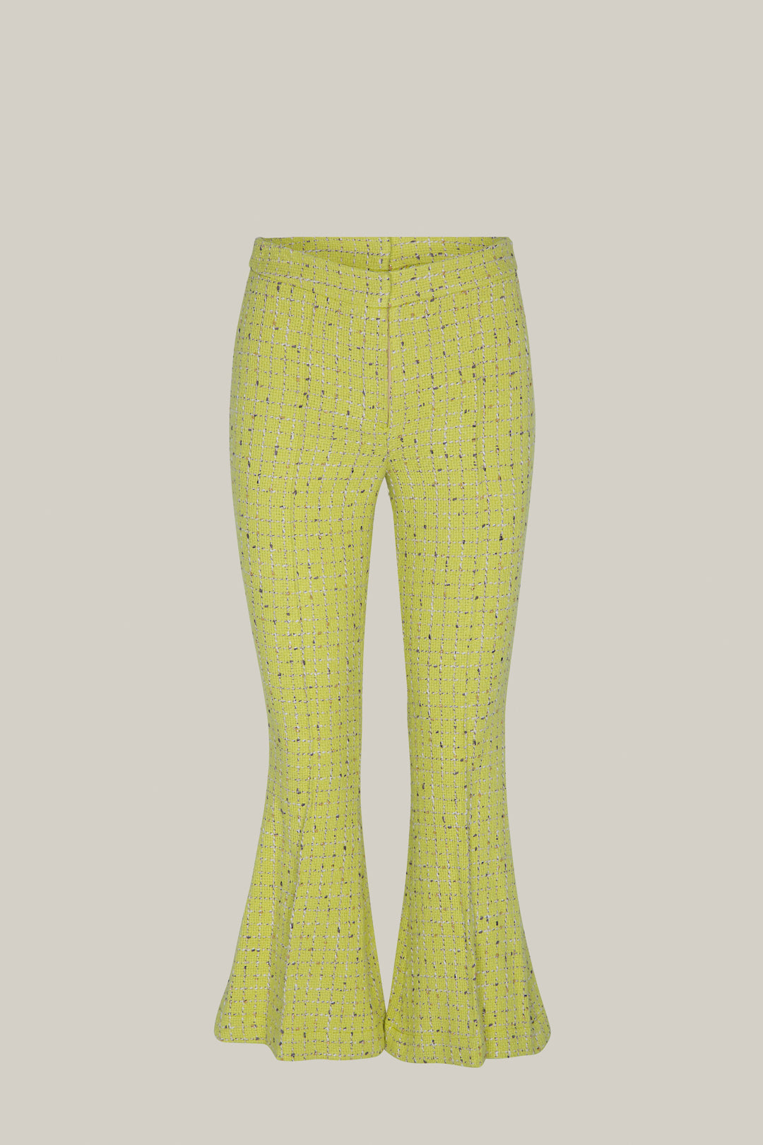 PANTALON TWEED AMARILLO