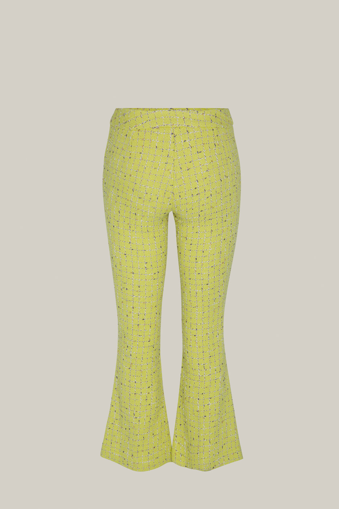 PANTALON TWEED AMARILLO