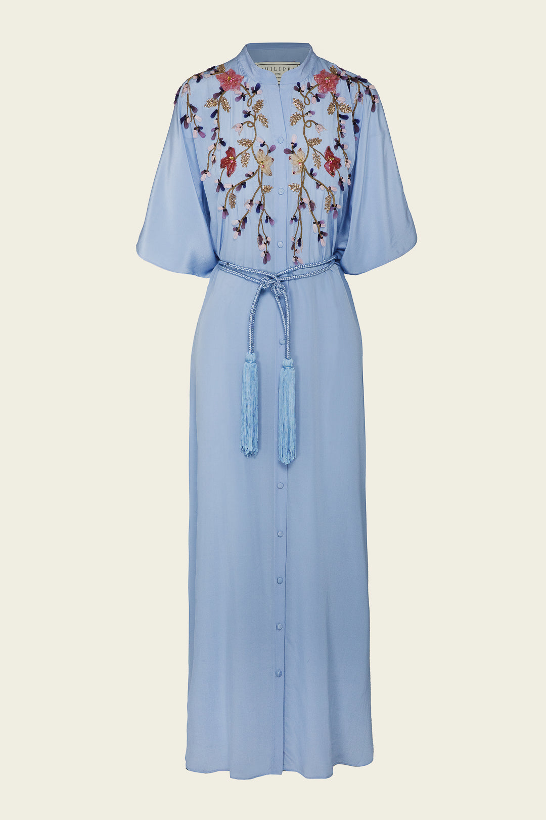 BLUE MARY KAFTAN