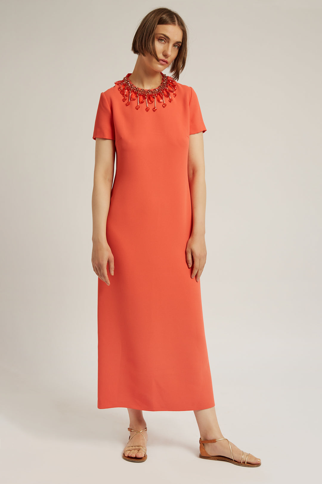 VESTIDO OTOMÁN NARANJA