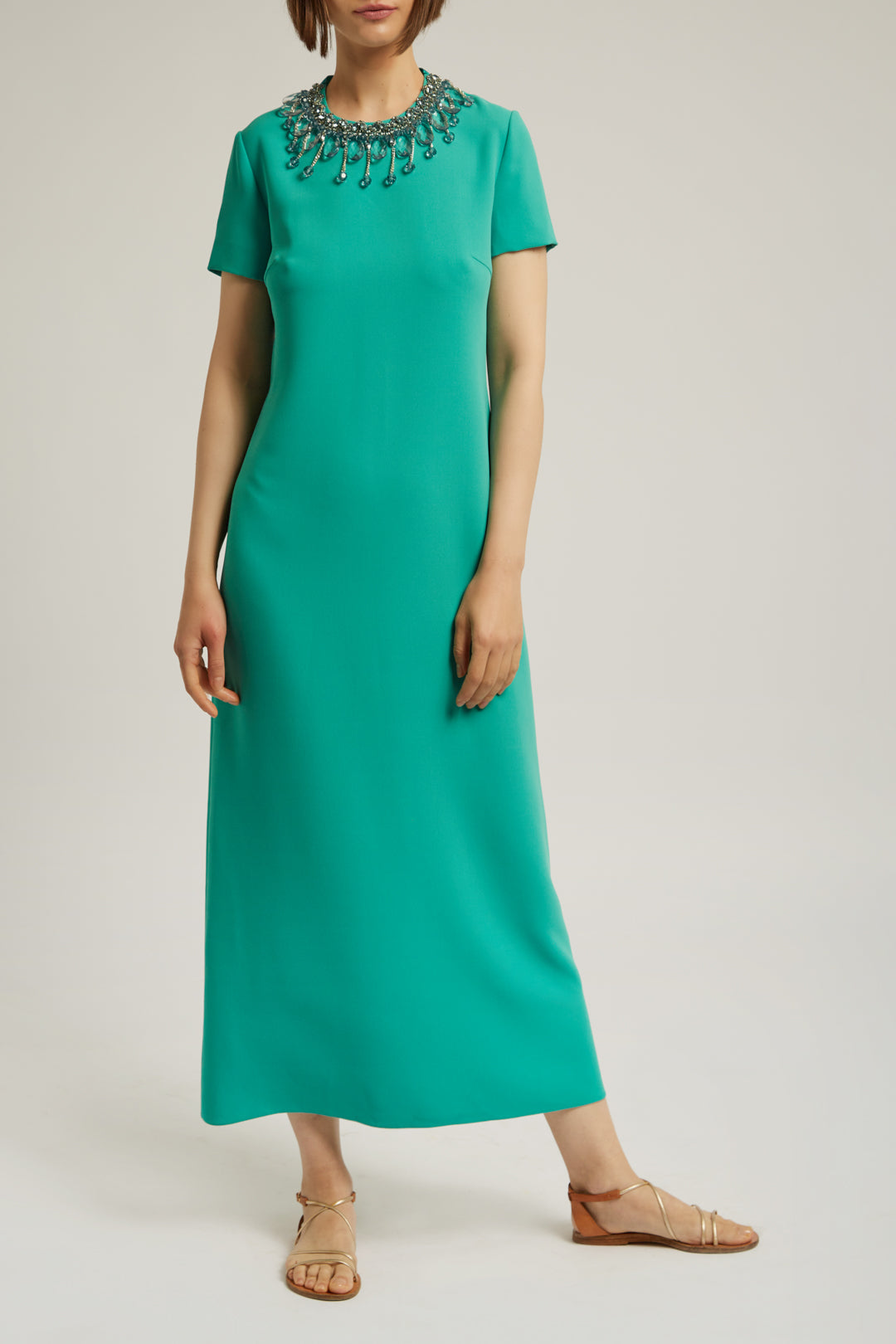 VESTIDO OTOMAN VERDE