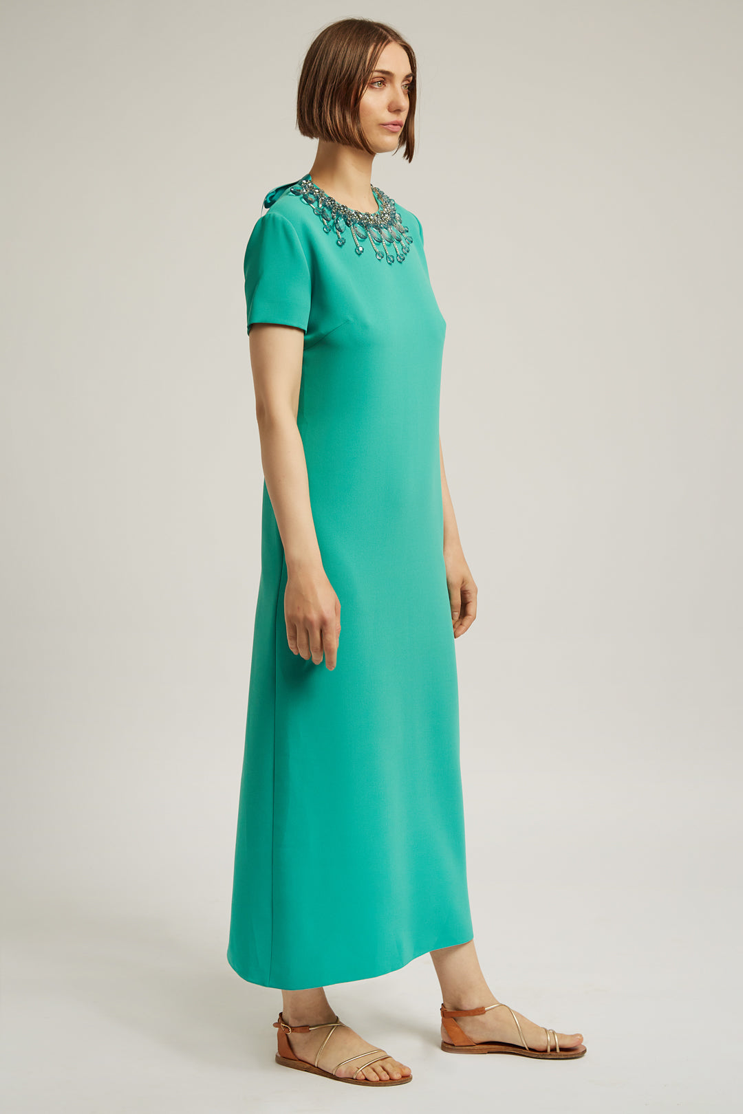 VESTIDO OTOMAN VERDE