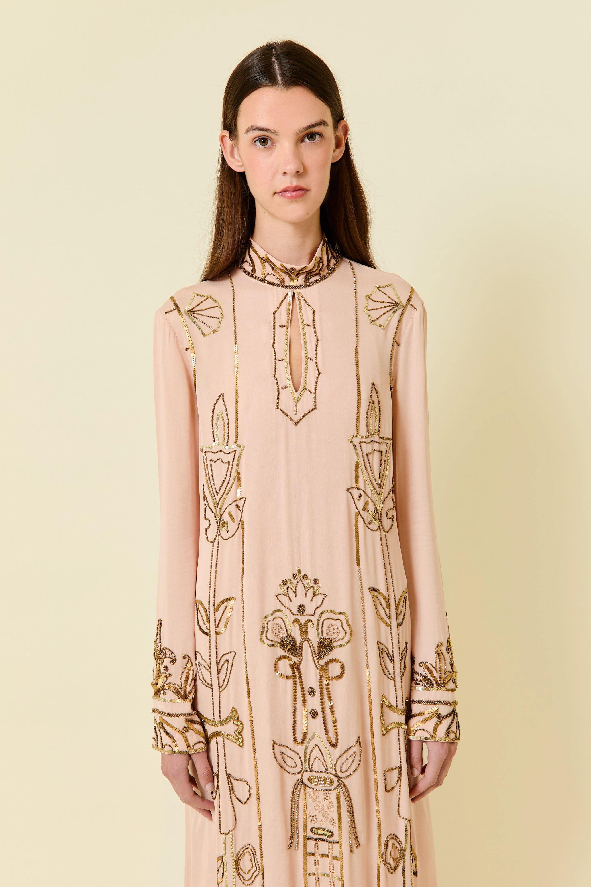 VERODE NUDE DRESS