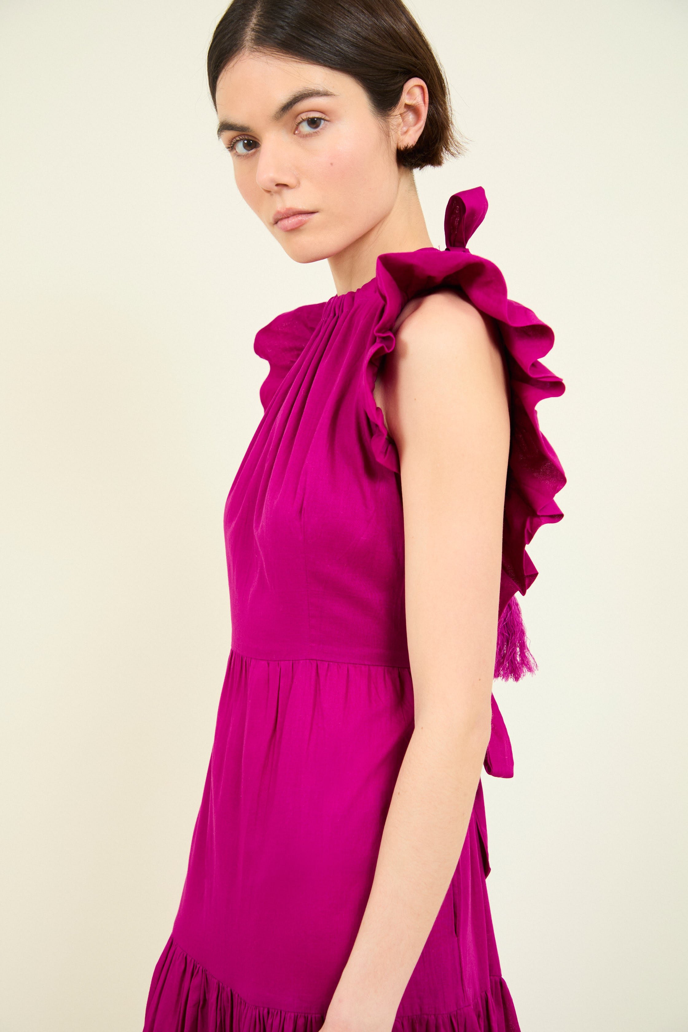 ARIANE BUGANVILLA DRESS