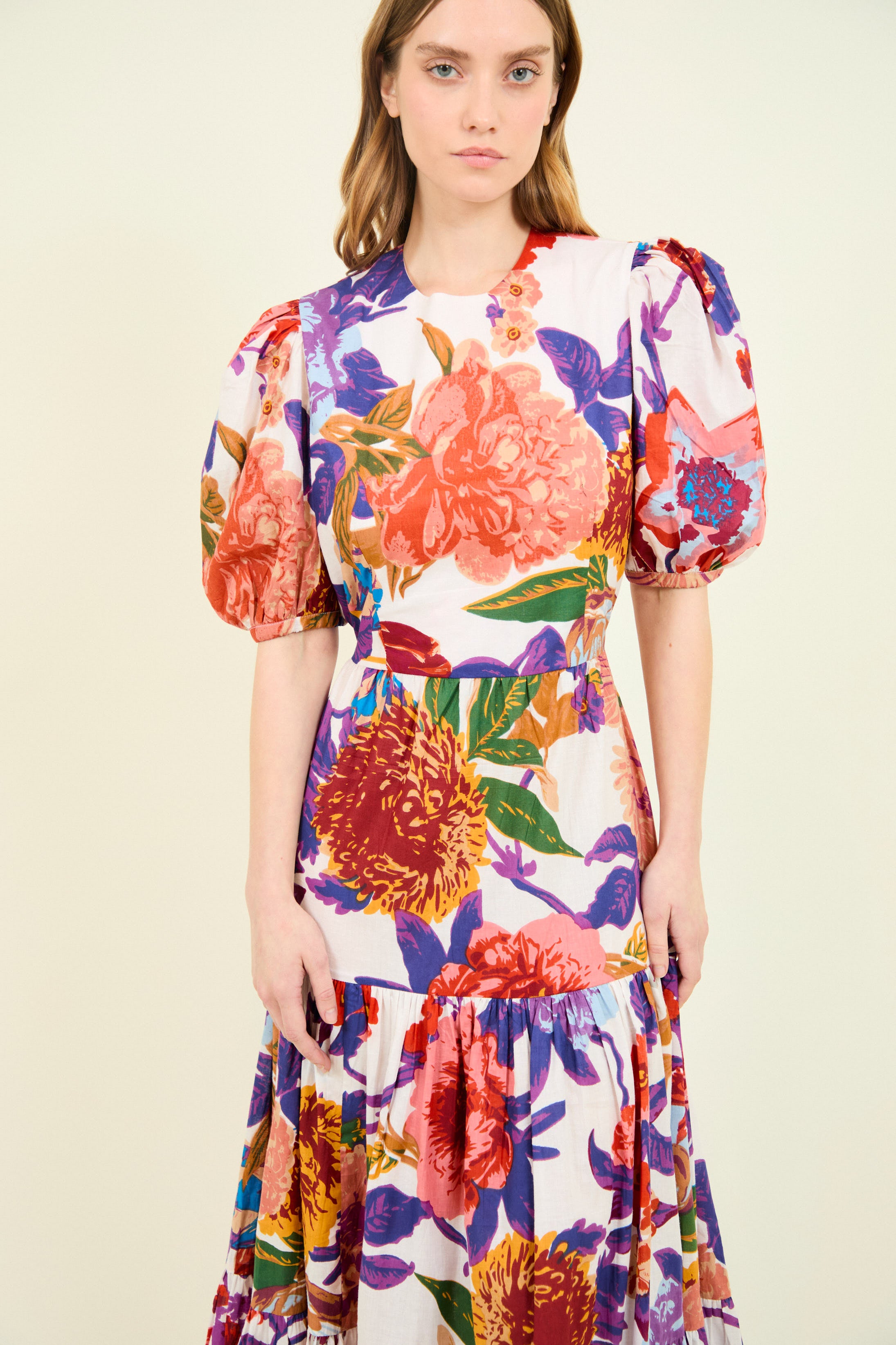 VESTIDO GABRIELLA MAXI FLOR BLANCO