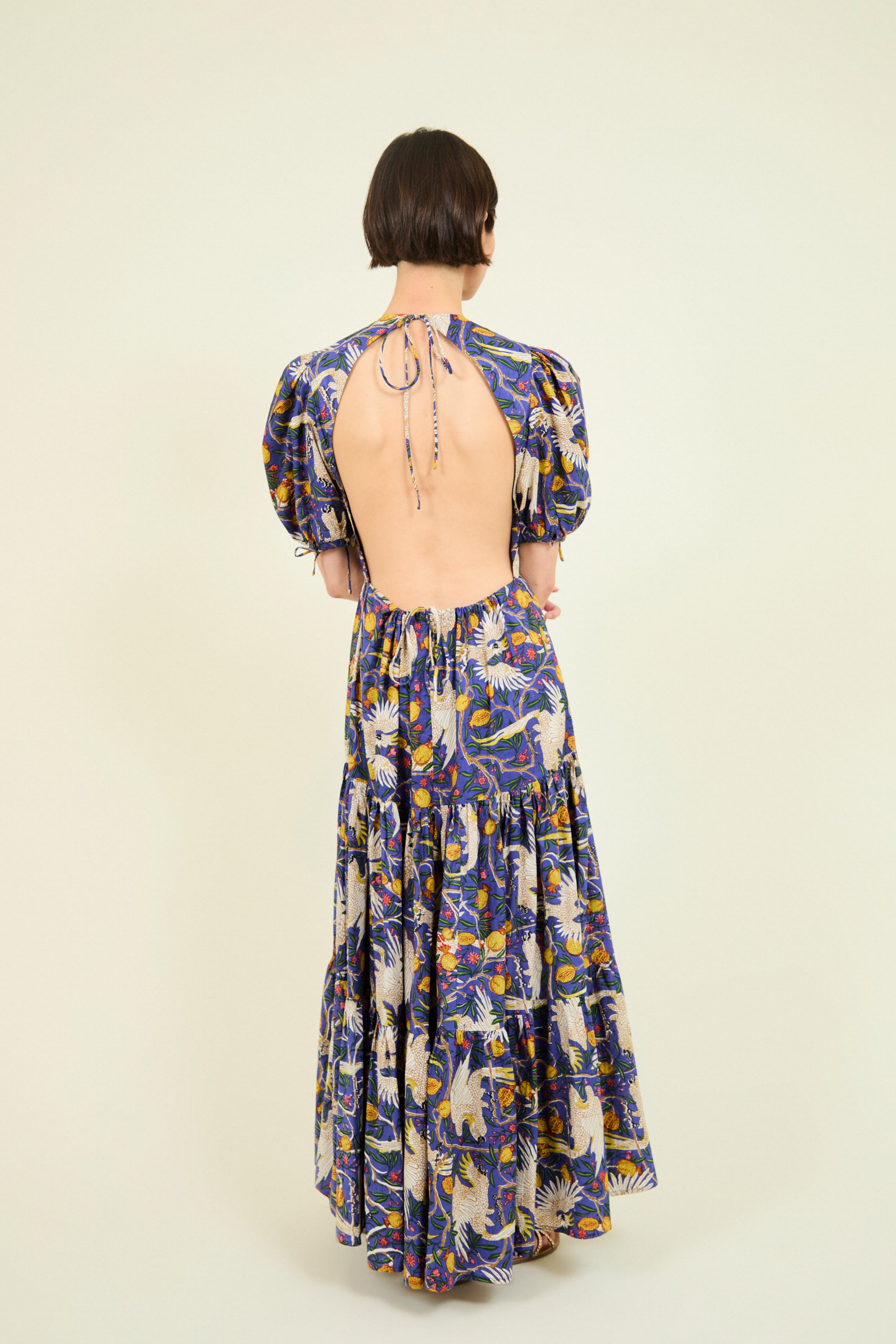 VESTIDO GABRIELLA AZUL LOROS