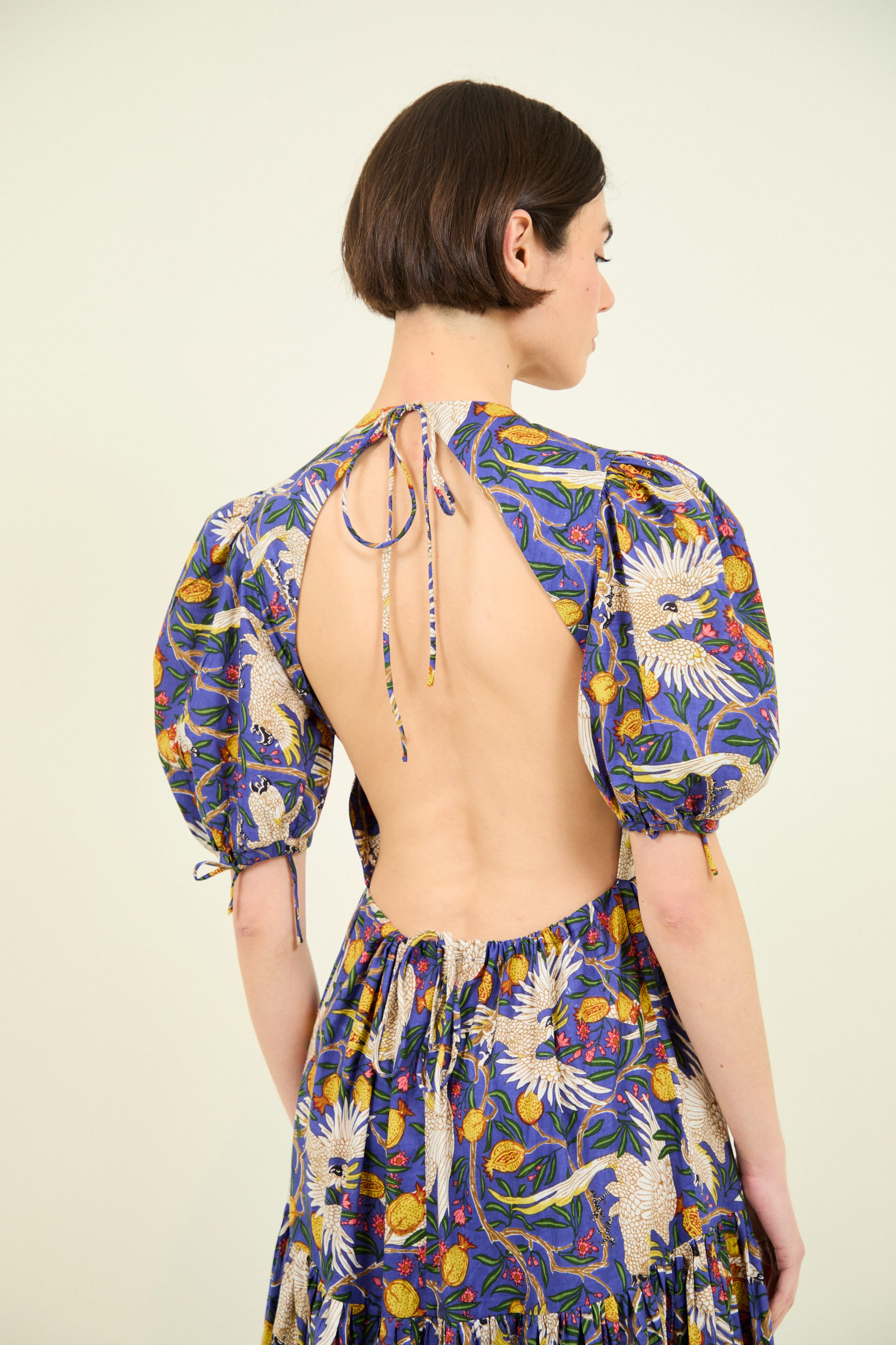 VESTIDO GABRIELLA AZUL LOROS