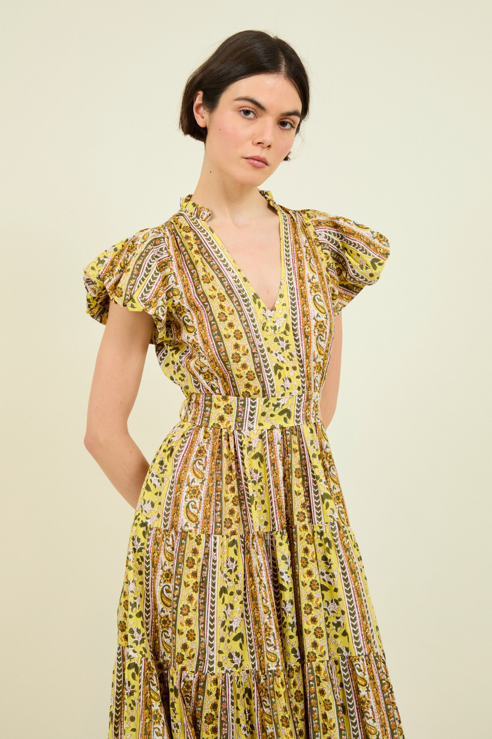 VESTIDO LEA AMARILLO