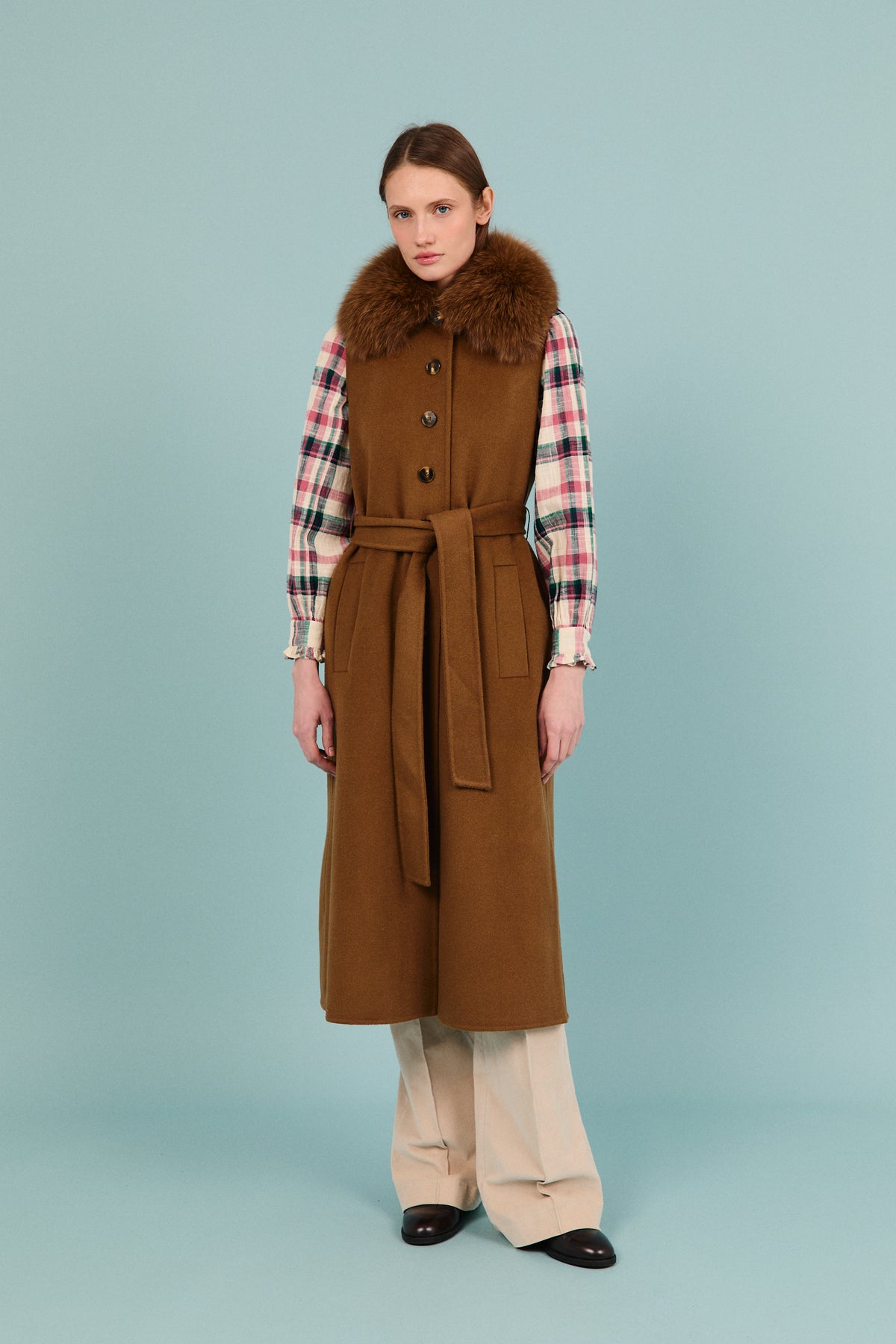 ZOA BROWN VEST