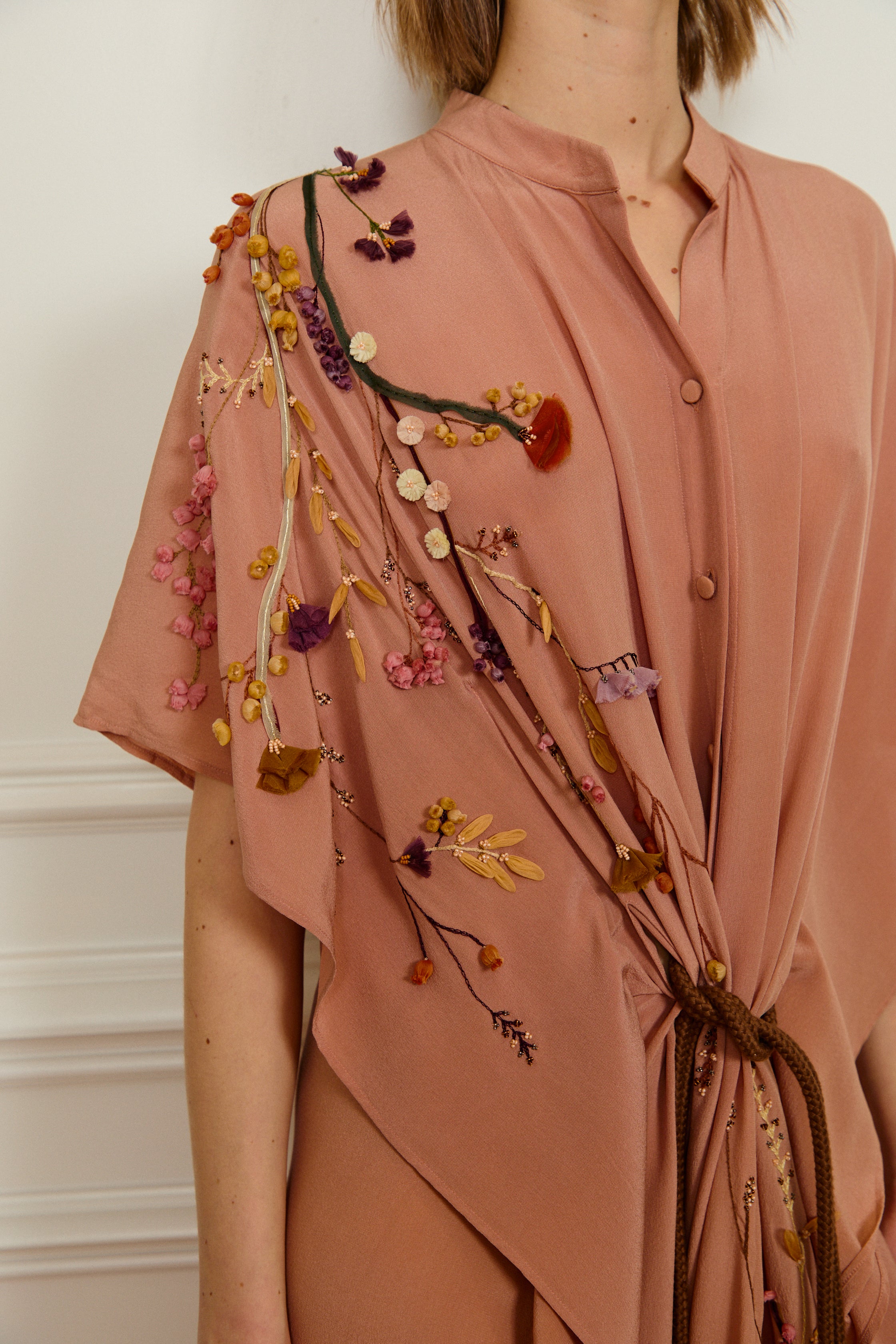MARY PINK KAFTAN