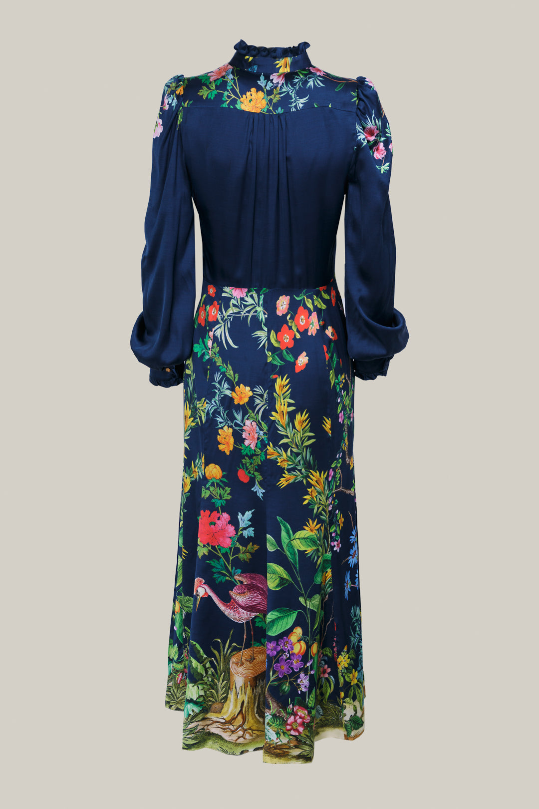 CAMISERO SATÉN JARDIN