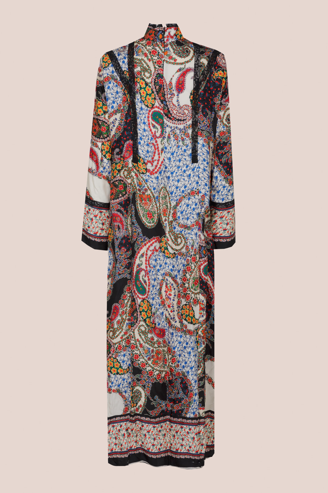 PAISLEY POMPOM DRESS