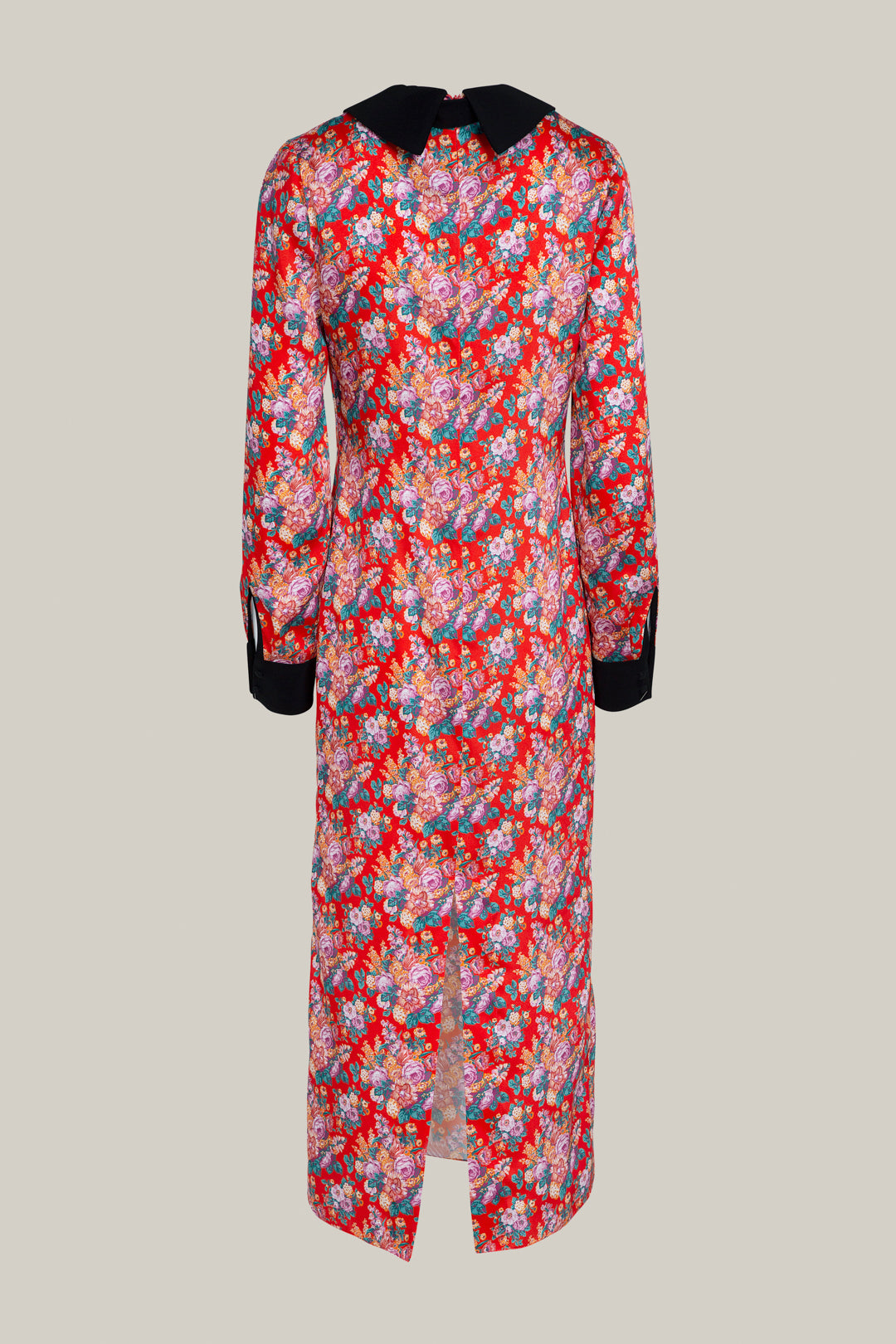 VESTIDO BOUQUET ROJO
