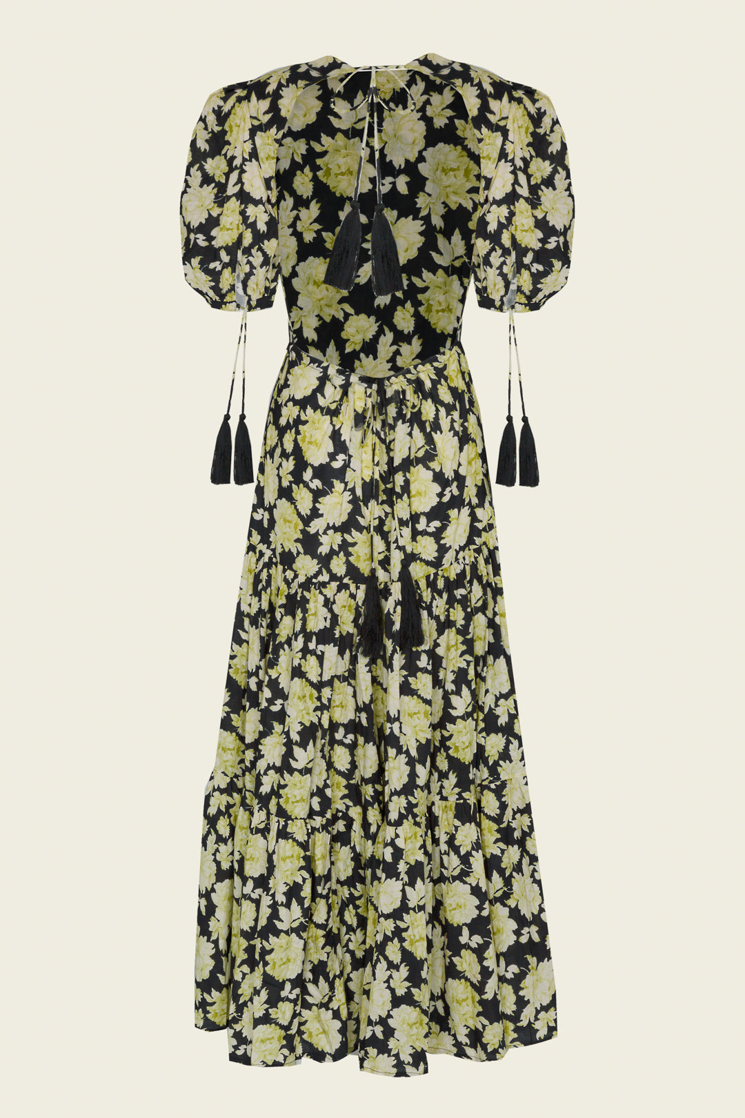 GABRIELLA BLACK FLORAL DRESS