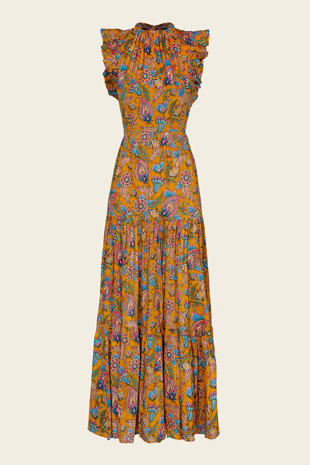 ARIANE MUSTARD DRESS