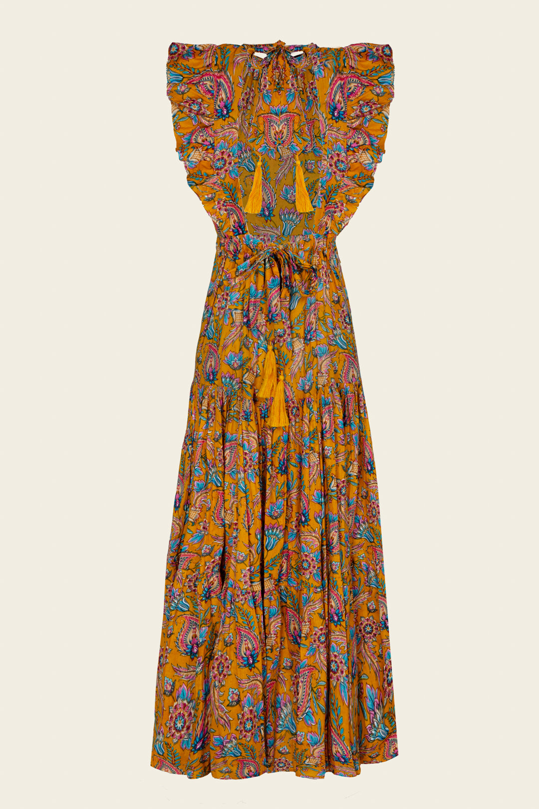 ARIANE MUSTARD DRESS