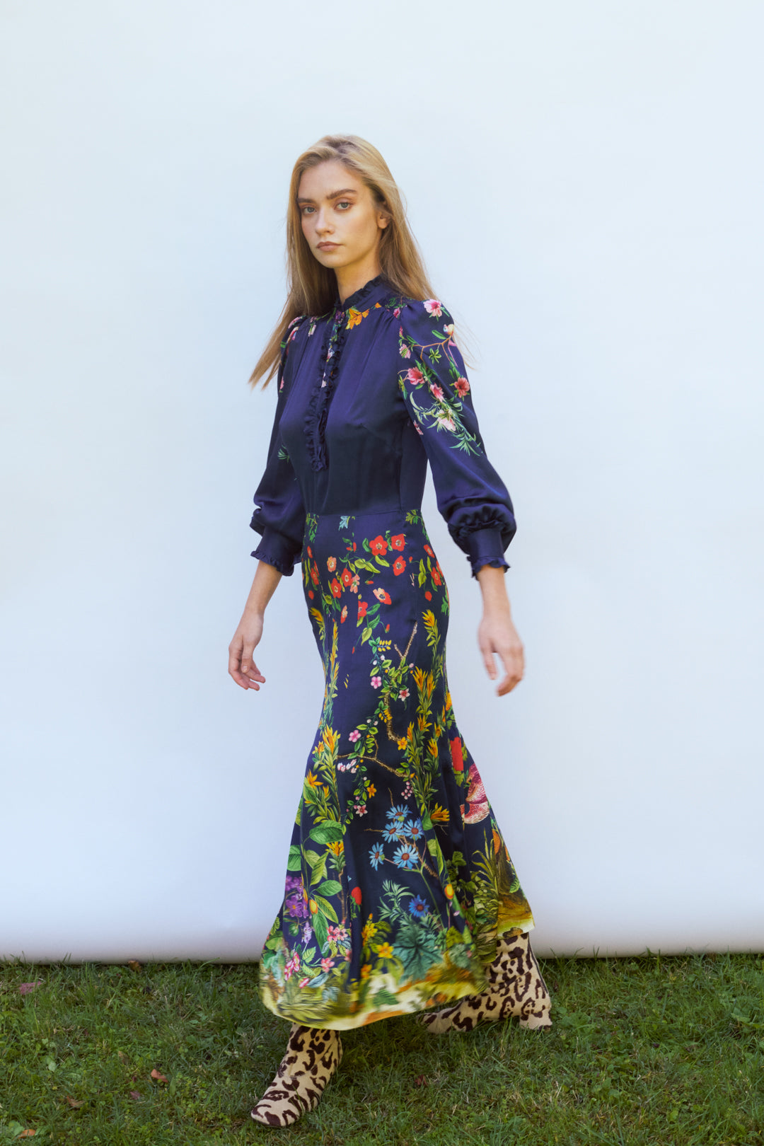CAMISERO SATÉN JARDIN