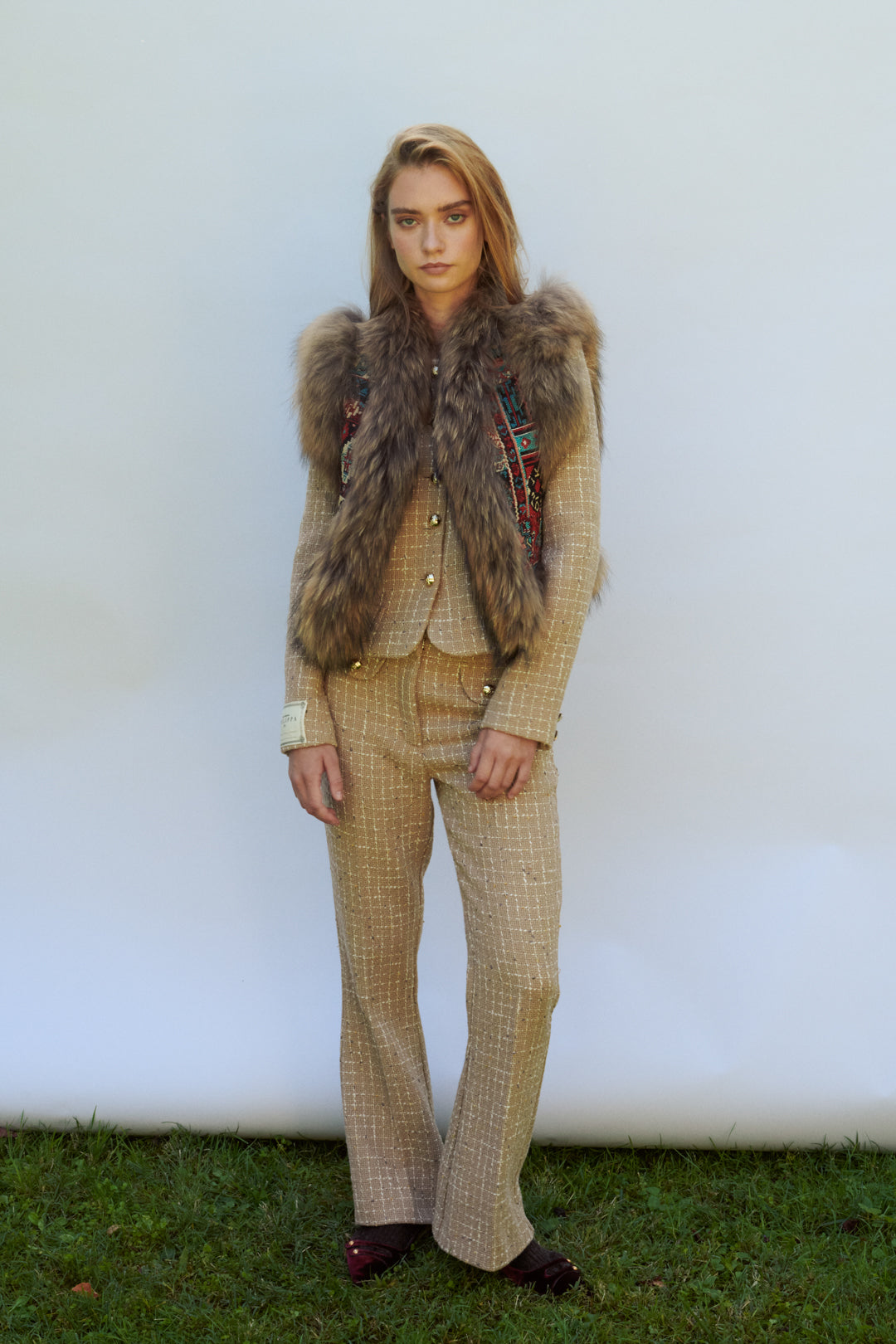 PANTALÓN TWEED BEIS