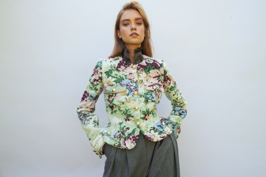 CHAQUETA TWEED CRETONA