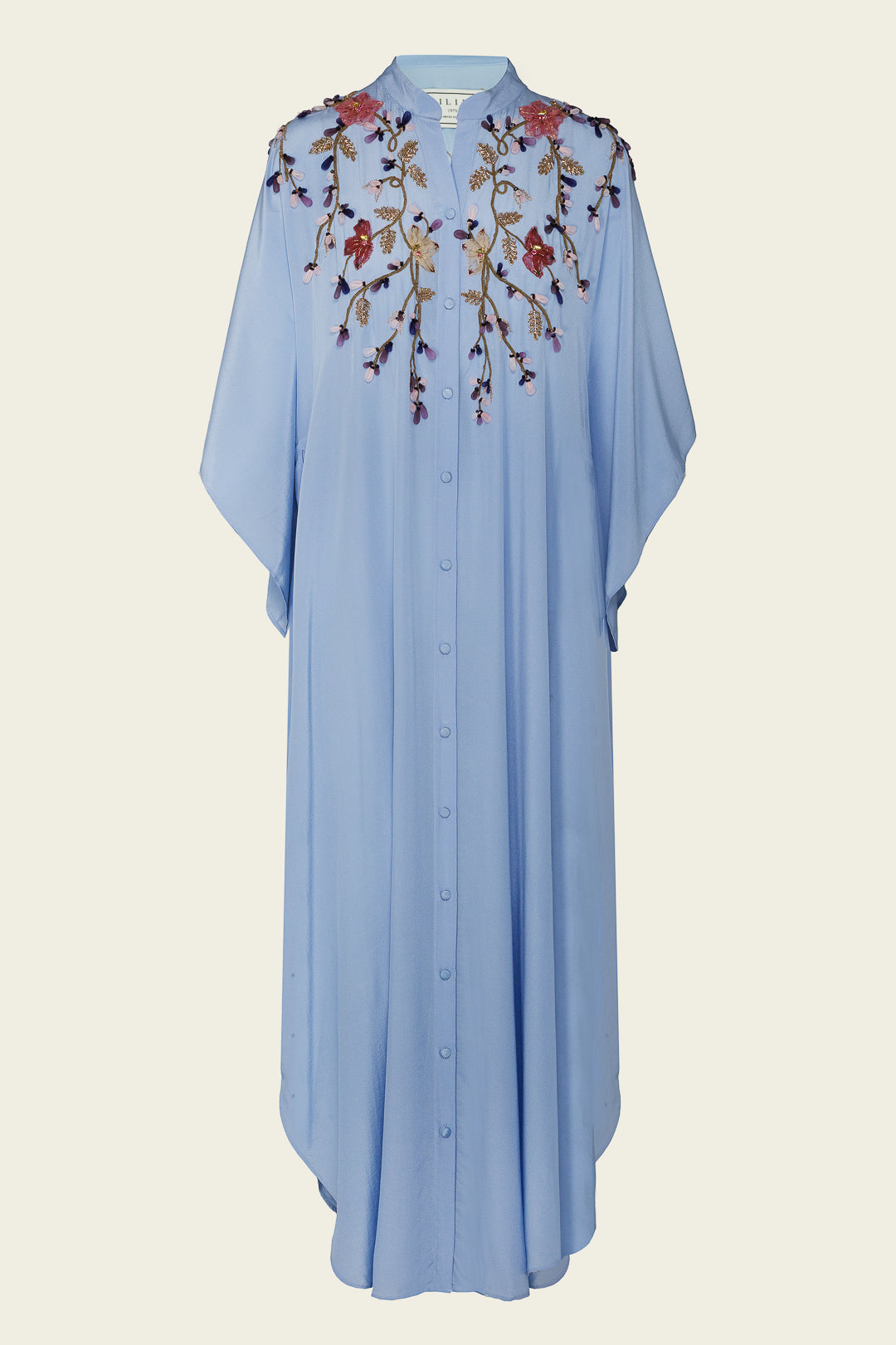 BLUE MARY KAFTAN 