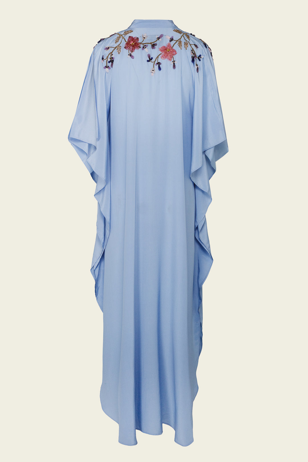 BLUE MARY KAFTAN 