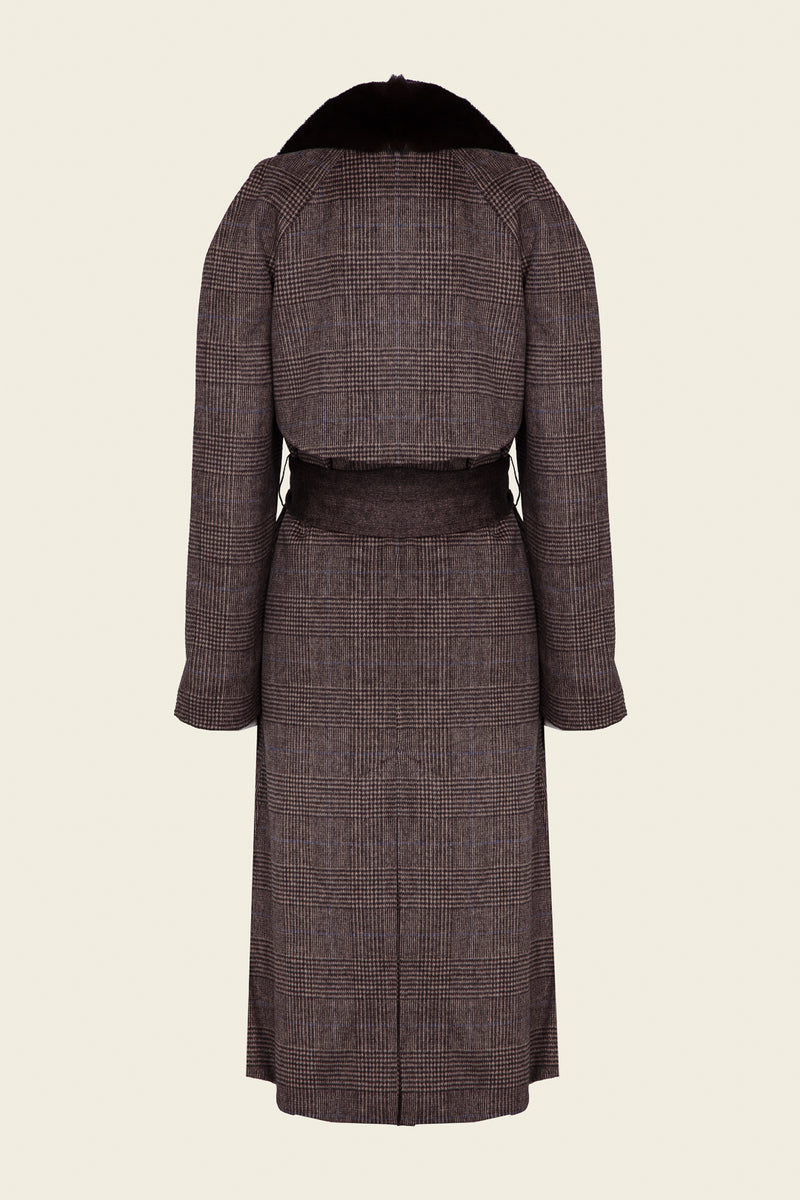 ELIA COAT TARTAN