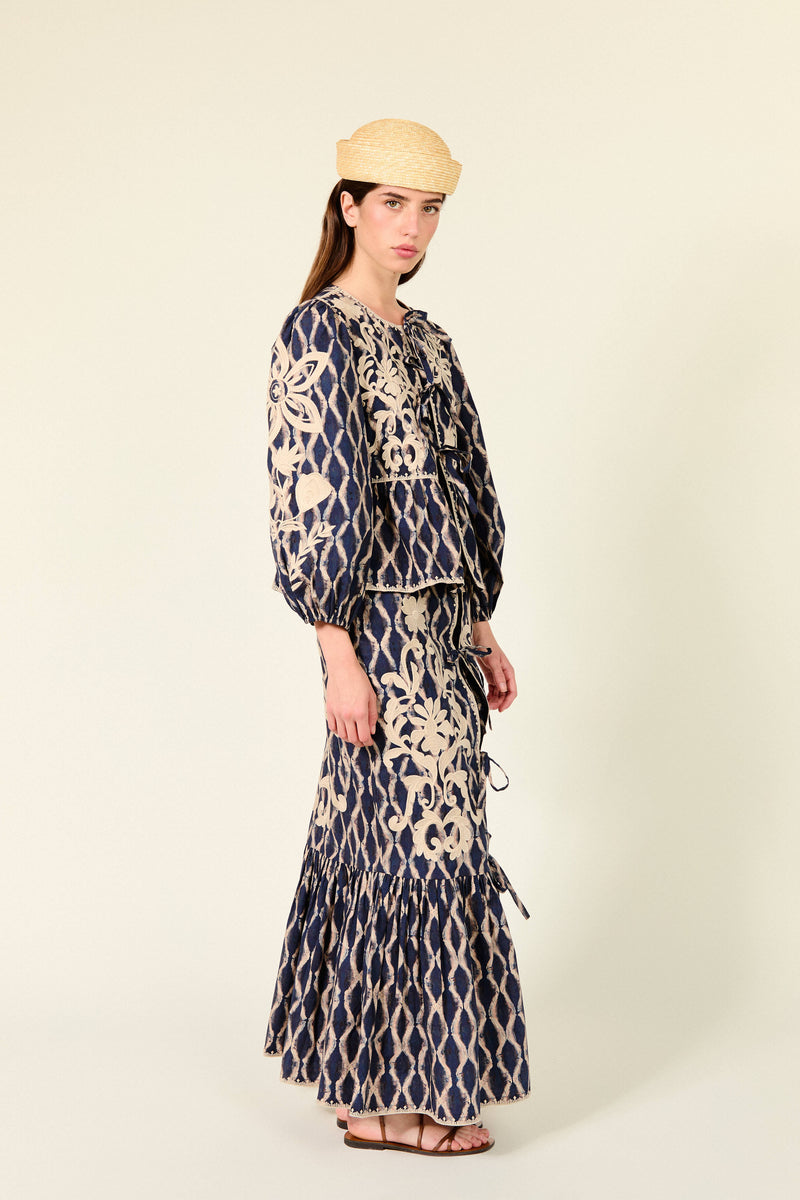 ALICIA IKAT BLOUSE