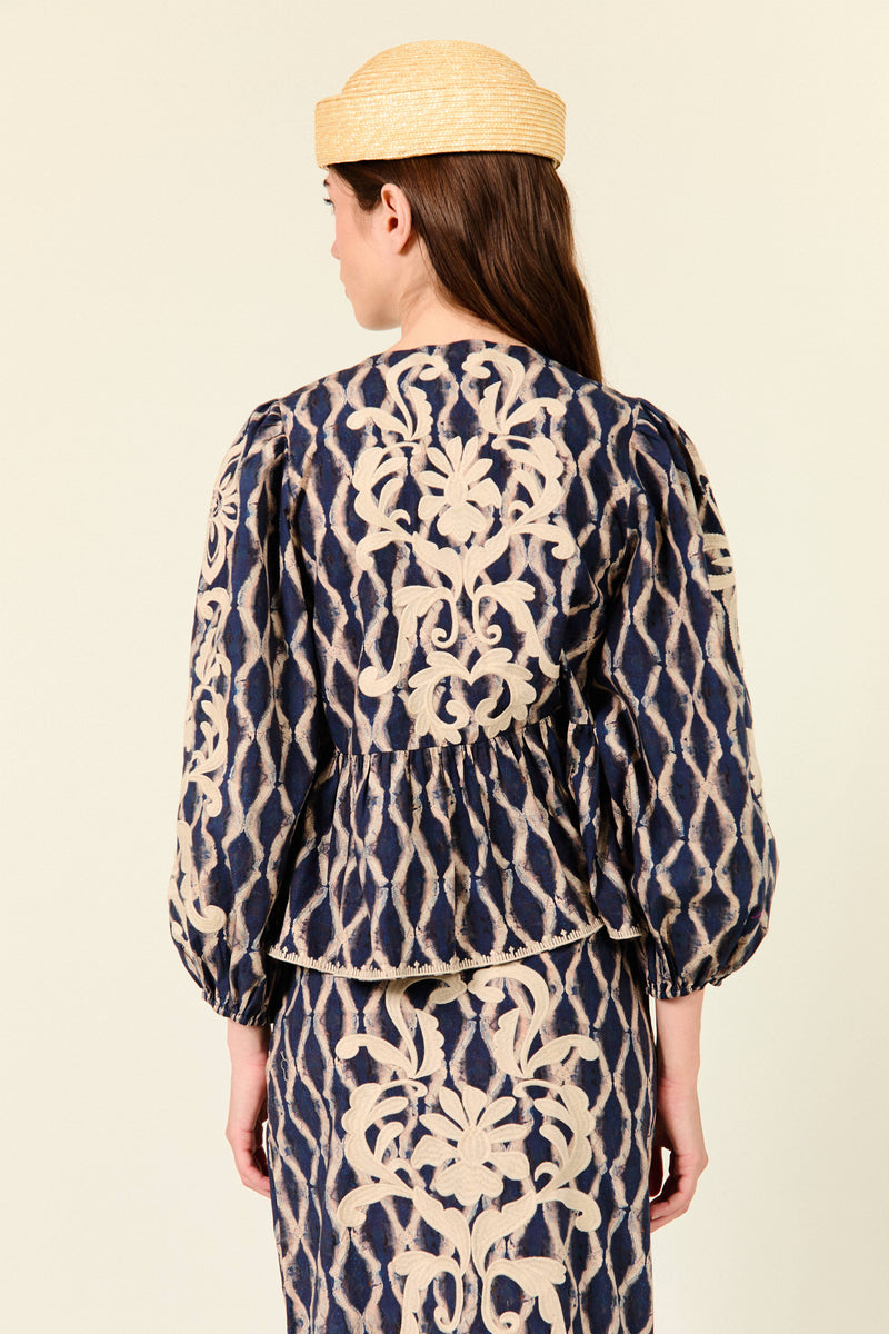 ALICIA IKAT BLOUSE