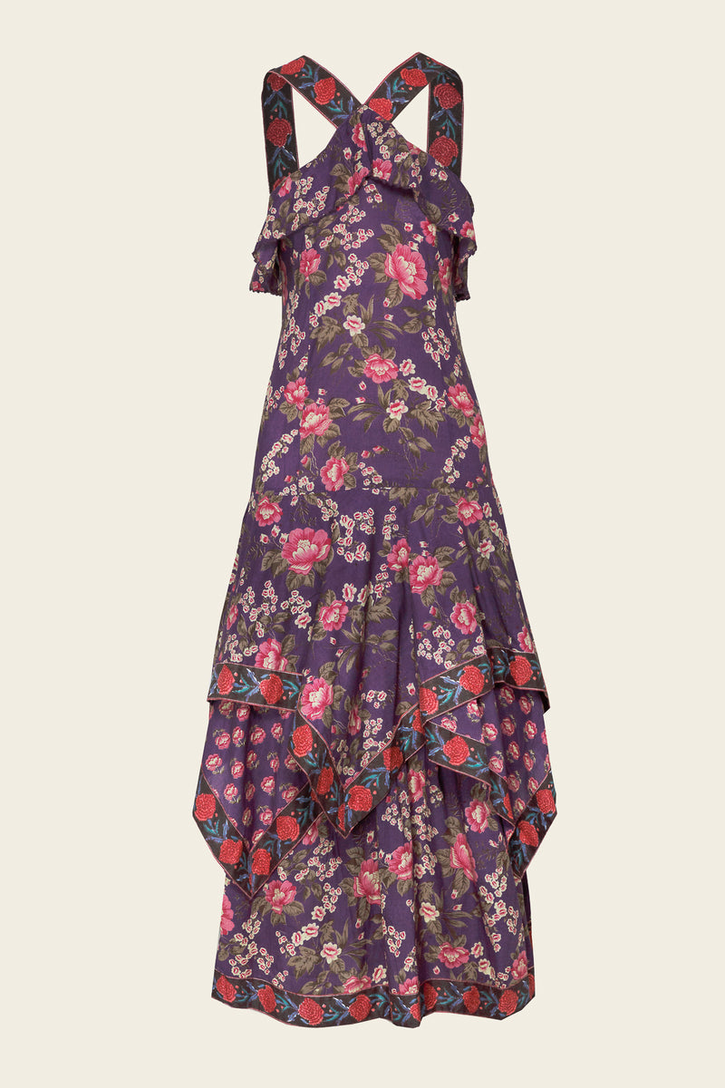 ALINA VIOLET DRESS