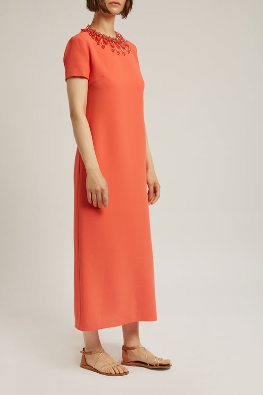 VESTIDO OTOMÁN NARANJA