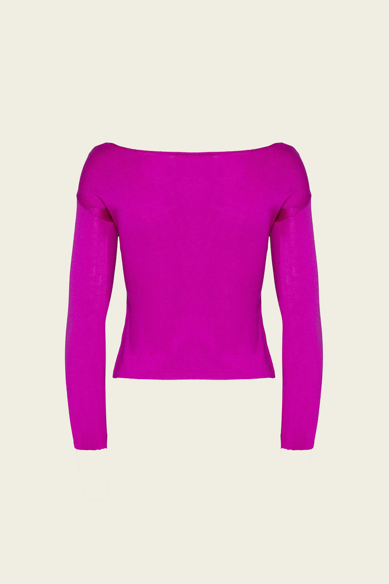 JERSEY DANIELA MAGENTA OSCURO