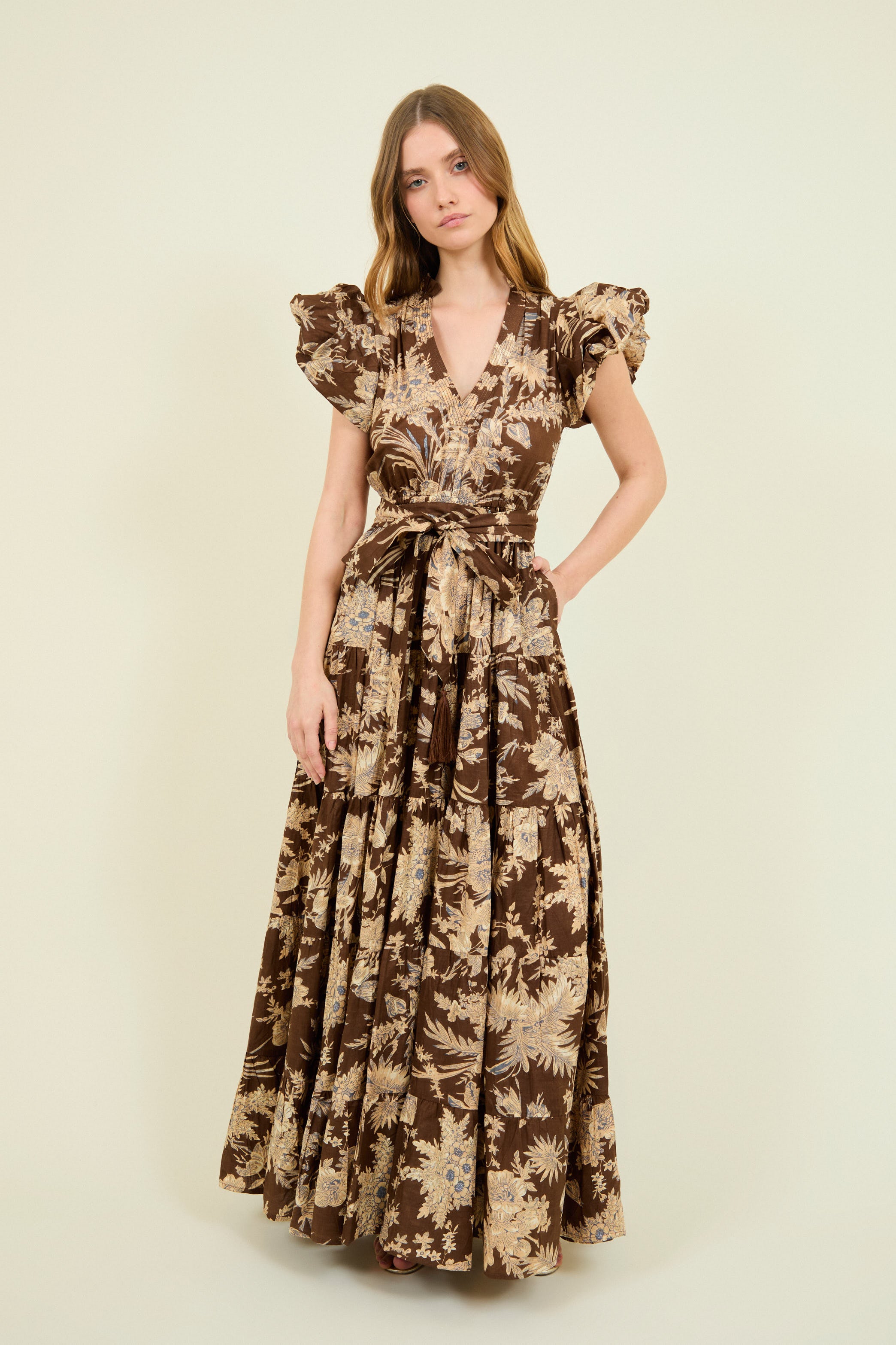 VESTIDO LEA MARRÓN