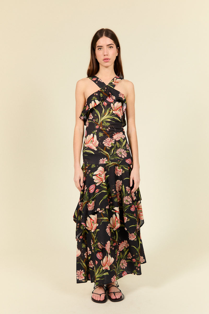 VESTIDO ALINA PLANTAS