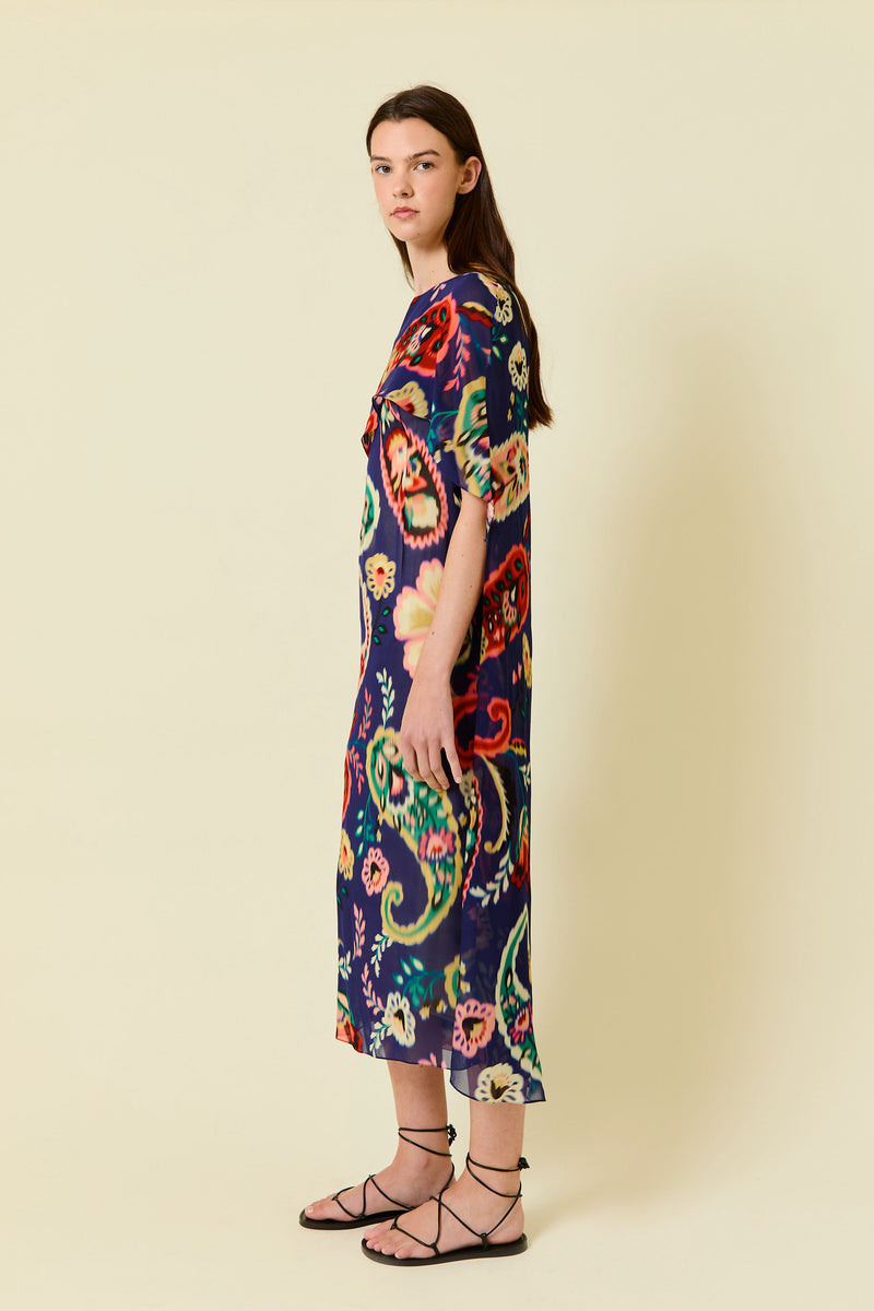ALIYA PAISLEY DRESS