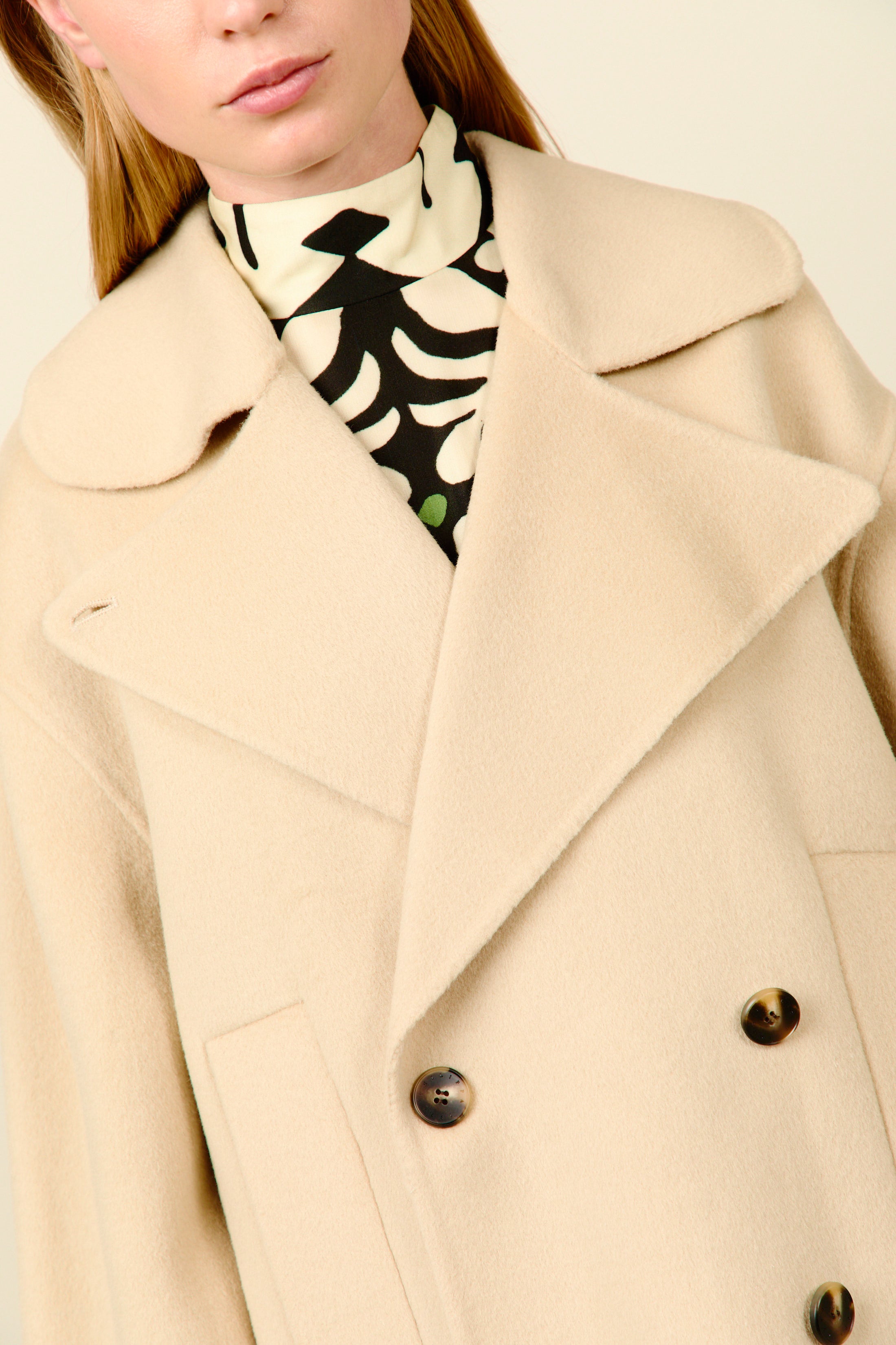 ABRIGO CALLIE  BEIGE