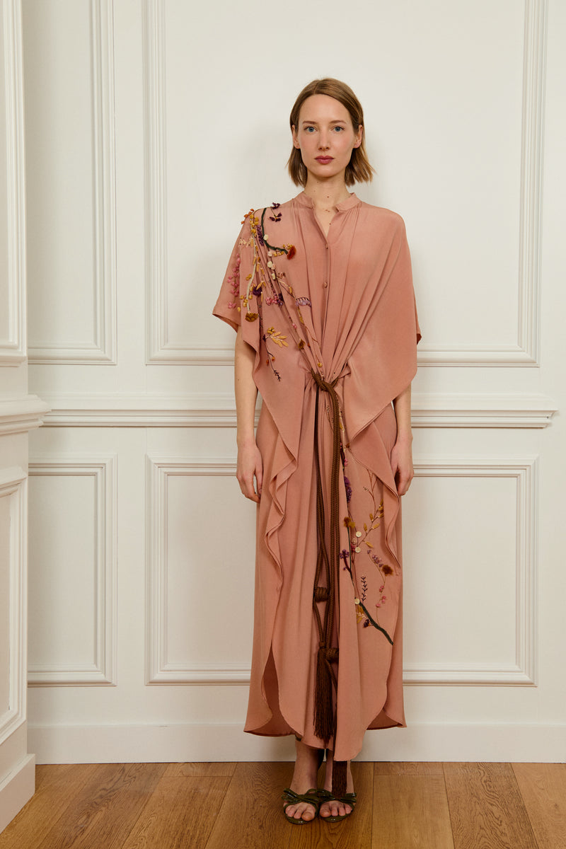 MARY PINK KAFTAN