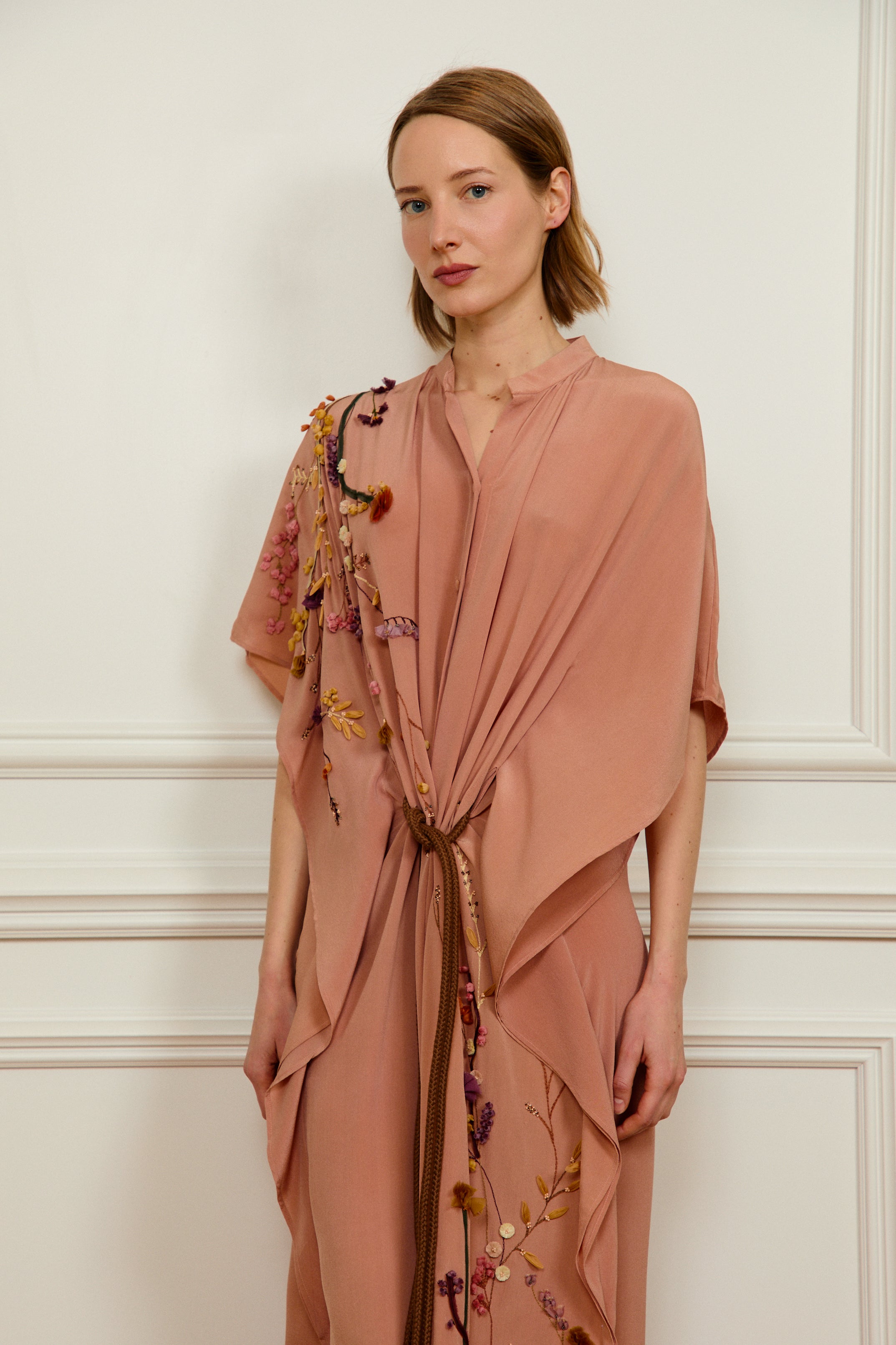 MARY PINK KAFTAN
