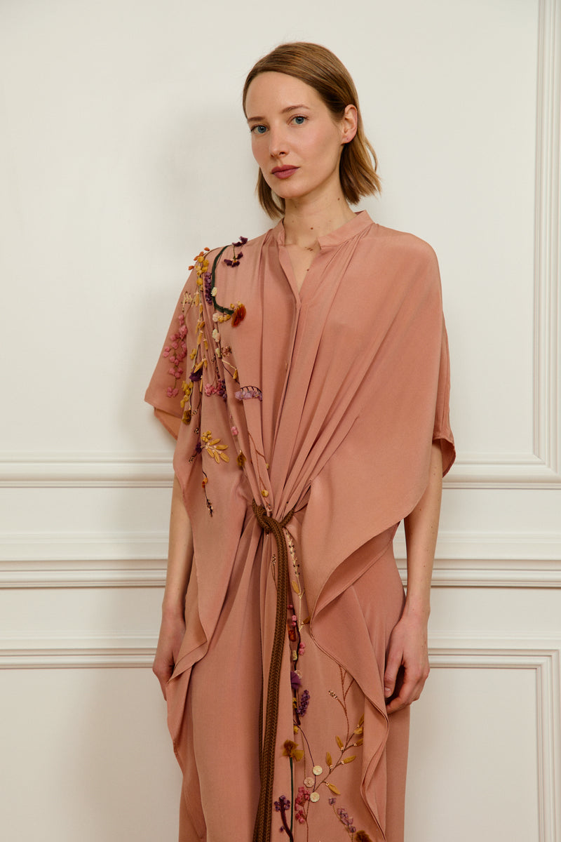 MARY PINK KAFTAN