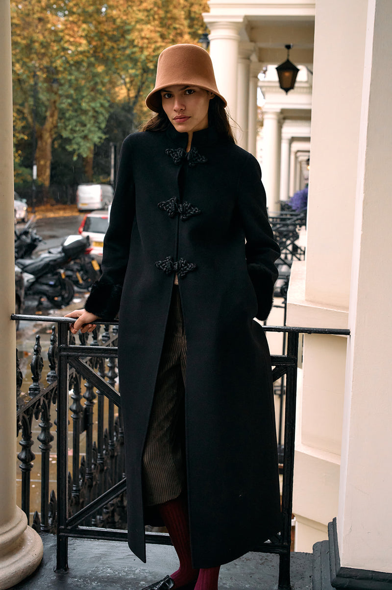 HARRIET BLACK COAT
