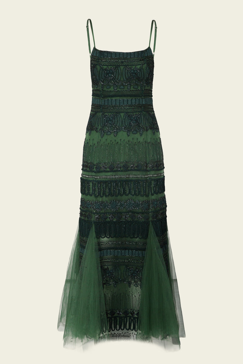 VESTIDO LIA VERDE OSCURO