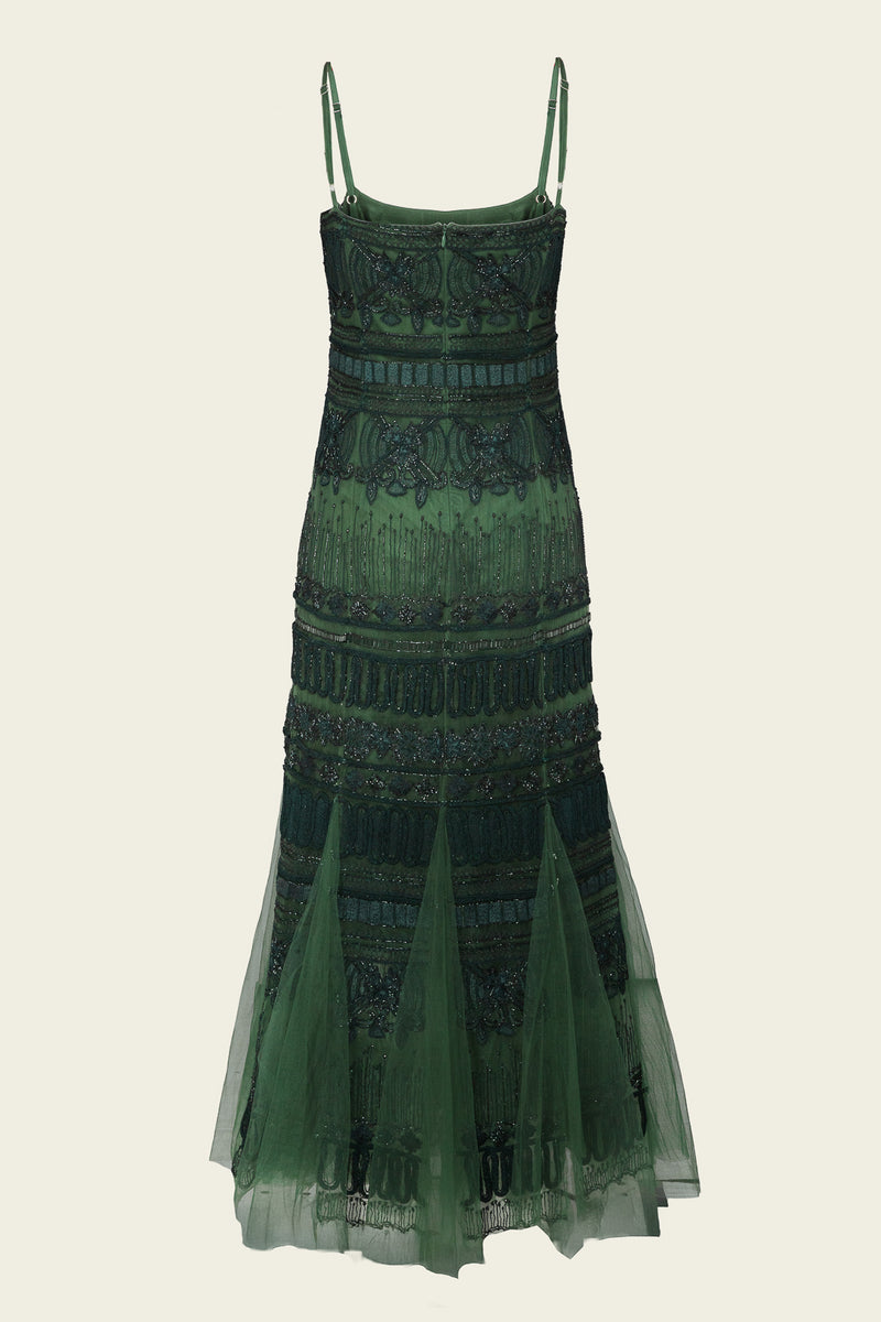 VESTIDO LIA VERDE OSCURO