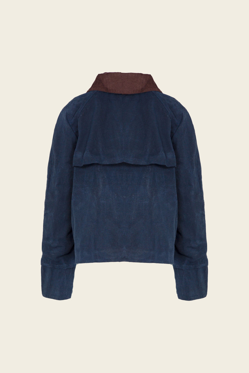 BLUE WAXED JACKET