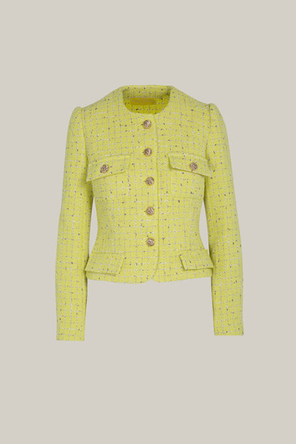 CHAQUETA CORTA AMARILLA