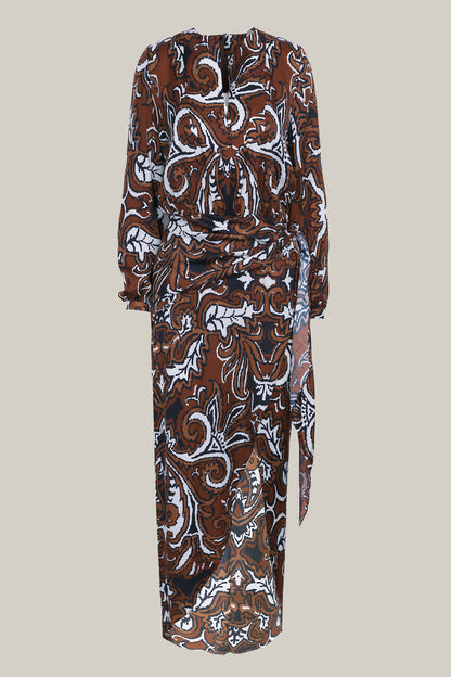 PAISLEY PAREO DRESS