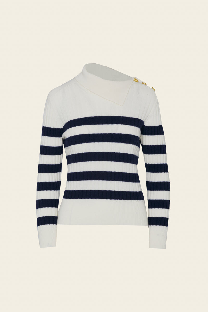 XIMENA STRIPPED SWEATER