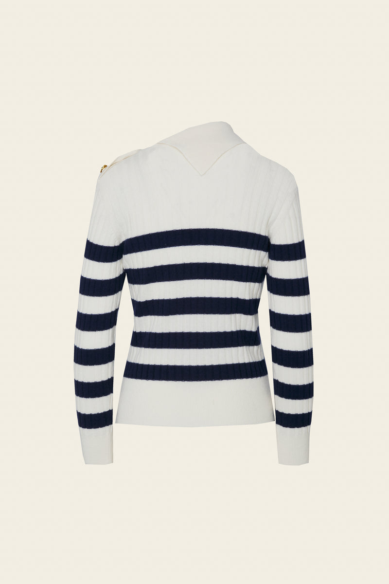 XIMENA STRIPPED SWEATER