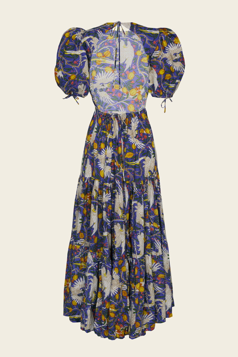 VESTIDO GABRIELLA AZUL LOROS