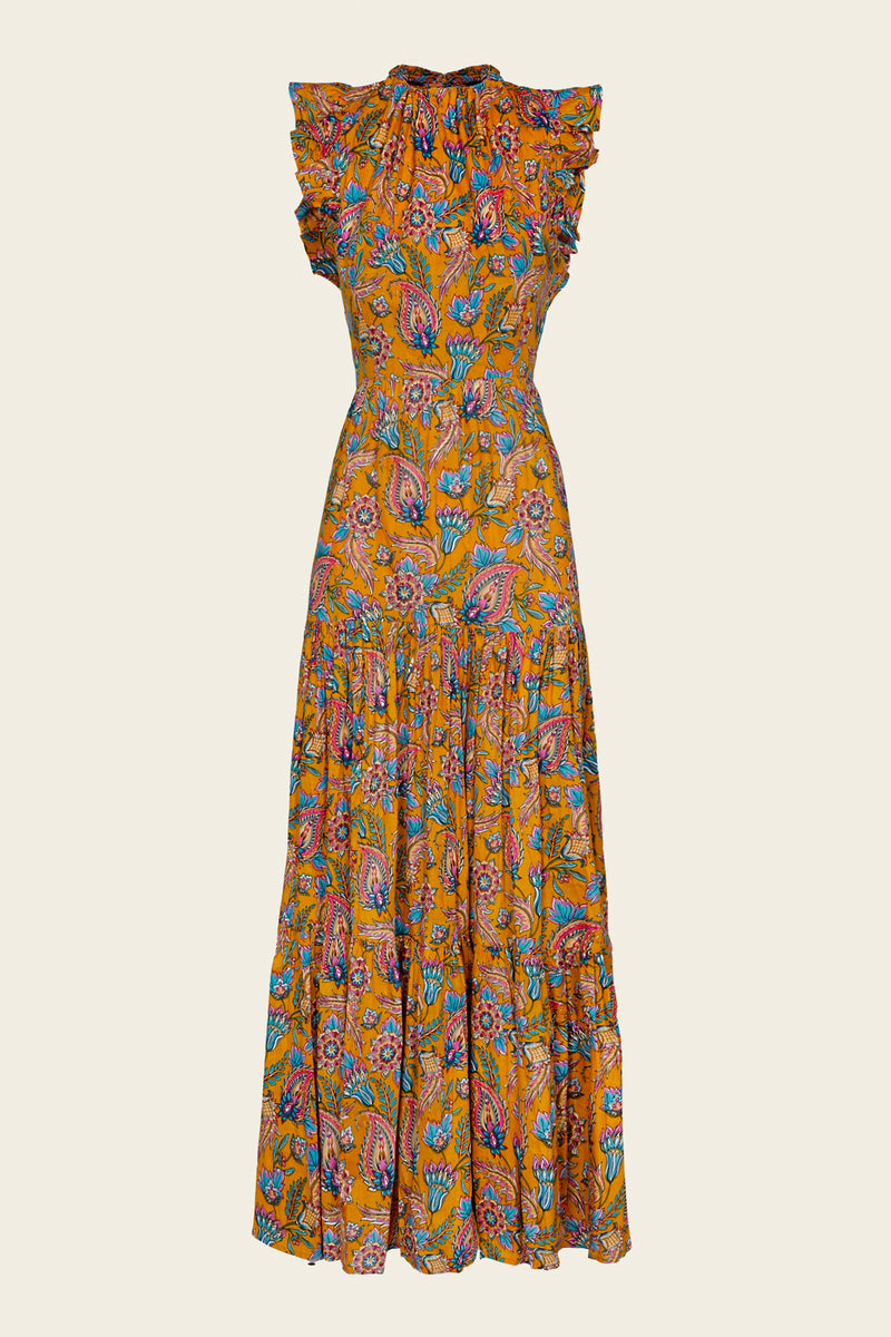 VESTIDO ARIANE MOSTAZA