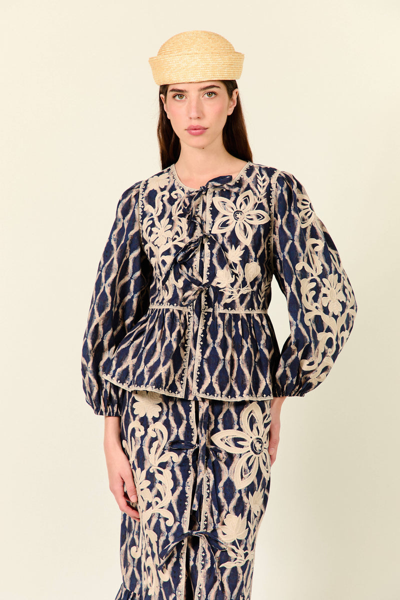 ALICIA IKAT BLOUSE