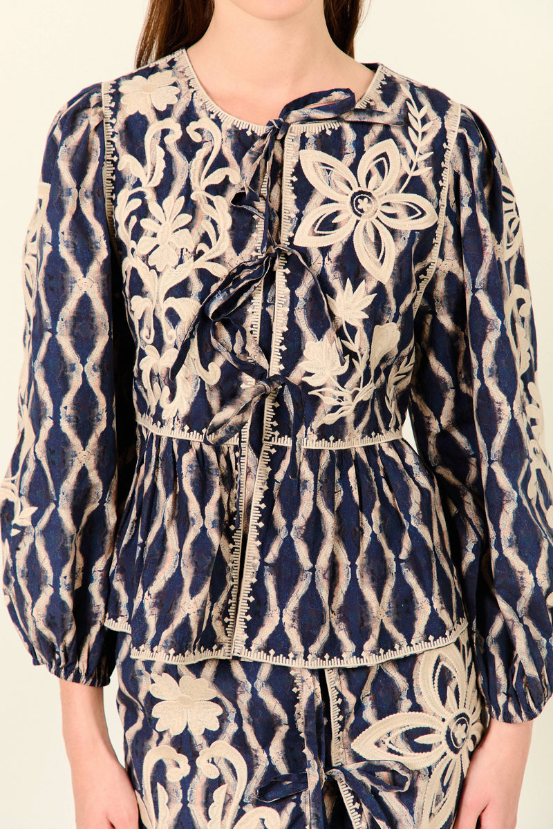 ALICIA IKAT BLOUSE